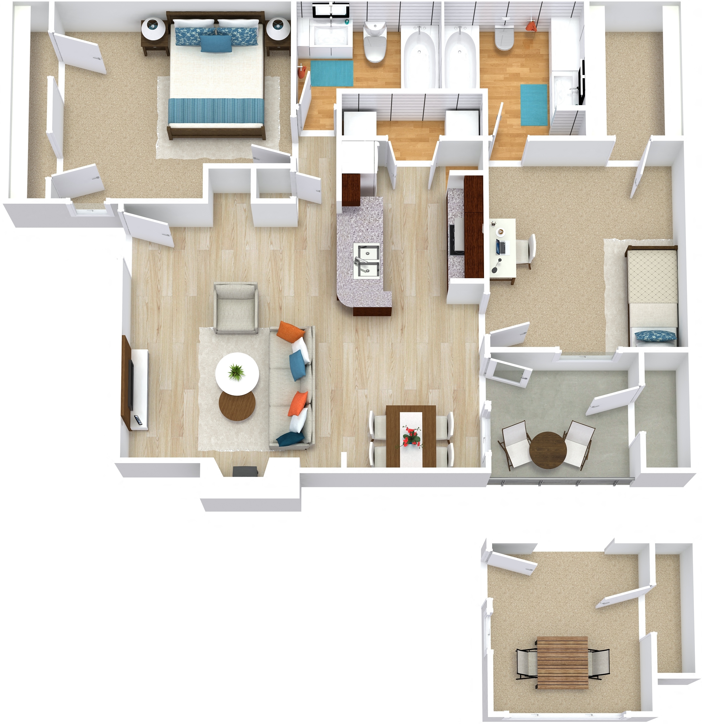 Keystone at Castle Hills Apartments, Carrollton, Texas B2